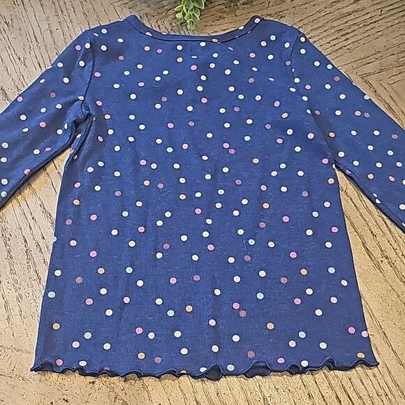 Long Sleeve polka dot top size 6 Jumping Beans - Picture 7 of 8